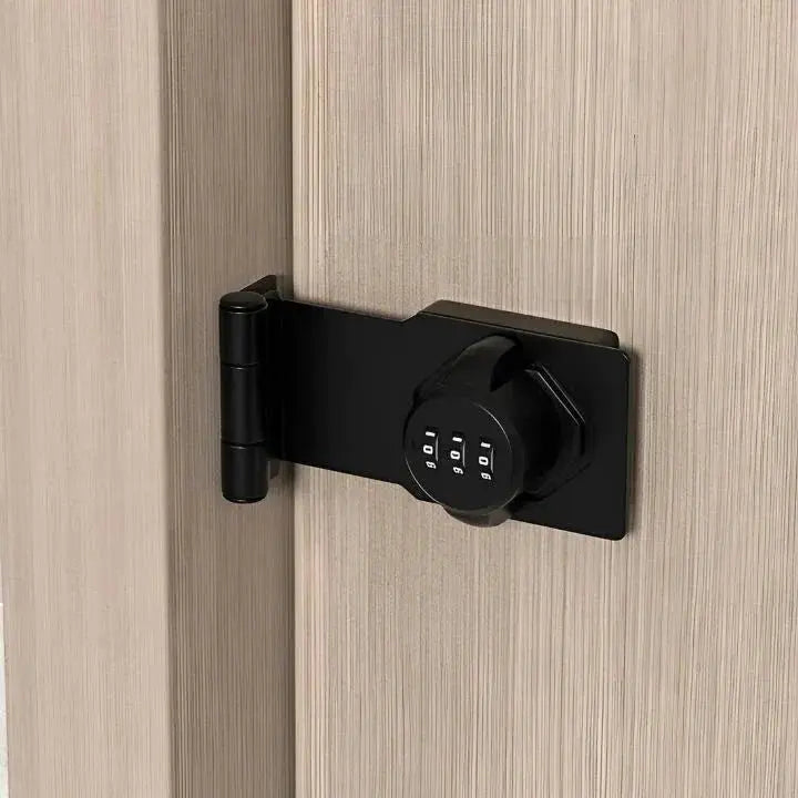 Rynx | Combination lock made of zinc alloy – Keyless door lock with 1000 codes Black