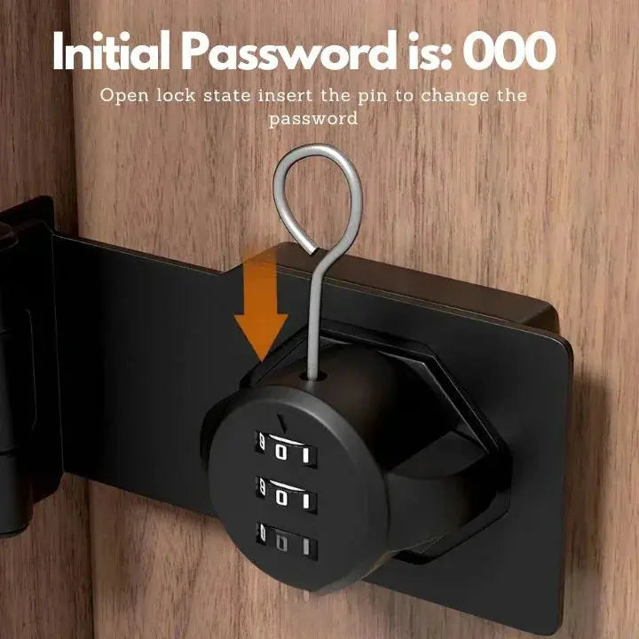 Rynx | Combination lock made of zinc alloy – Keyless door lock with 1000 codes