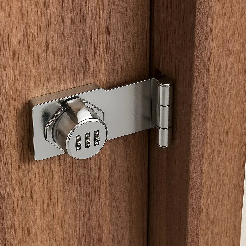 Rynx | Combination lock made of zinc alloy – Keyless door lock with 1000 codes Silver