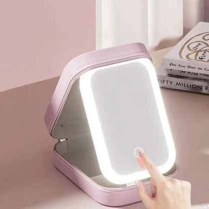 Rynx | Cosmetic case with LED mirror – Makeup & Organize anywhere