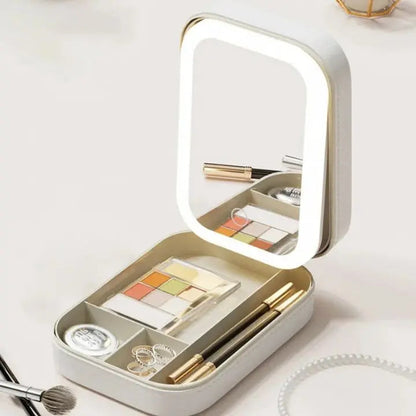 Rynx | Cosmetic case with LED mirror – Makeup & Organize anywhere