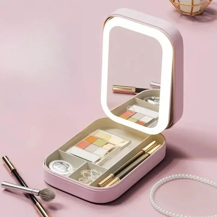 Rynx | Cosmetic case with LED mirror – Makeup & Organize anywhere