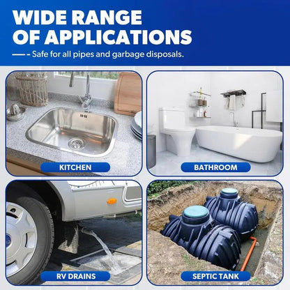 Rynx | Powerful Drain Cleaner – Against Clogs & 99% of Germs