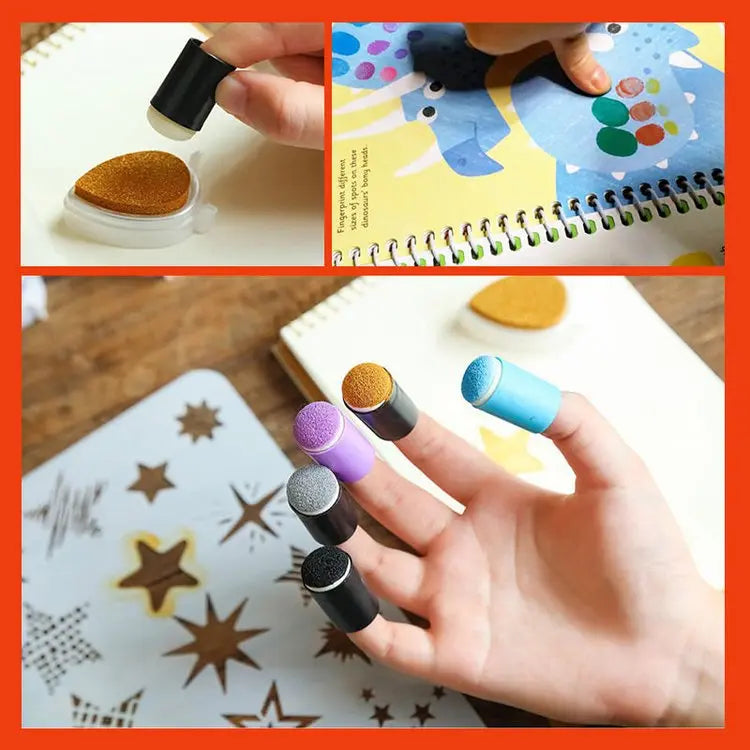 Rynx | Creative Finger Painting Set – Promotes Imagination & Motor Skills