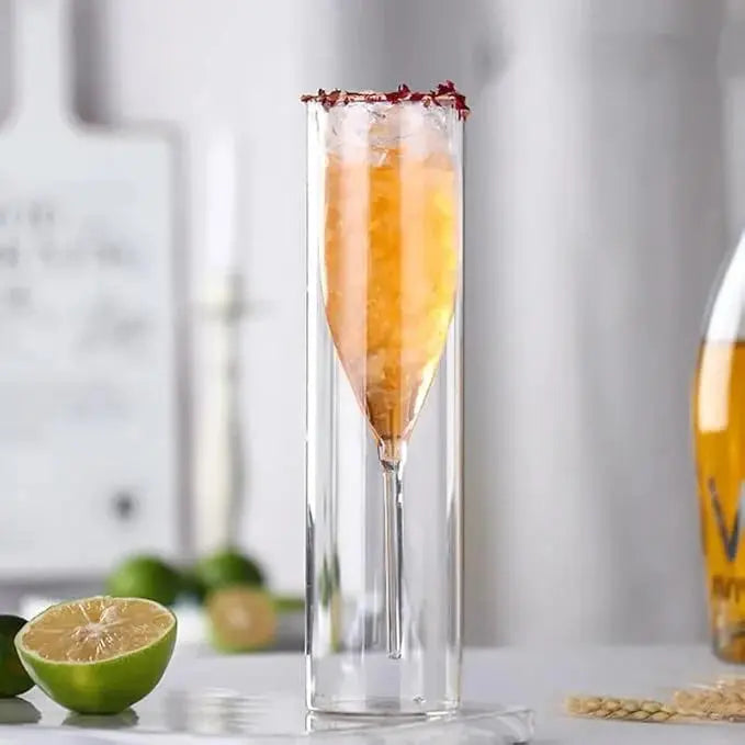 Rynx | Crystal glasses with floating effect for champagne