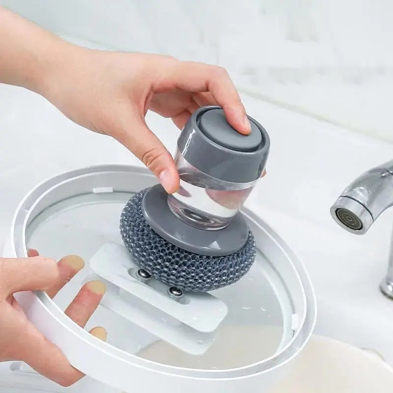 Rynx | Kitchen cleaning brush with soap dispenser – Antibacterial and mold resistant