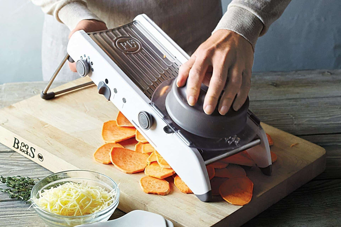 RYNX | Mandoline Vegetable Slicer – Professional Grater With Adjustable 304 Stainless Steel Blades