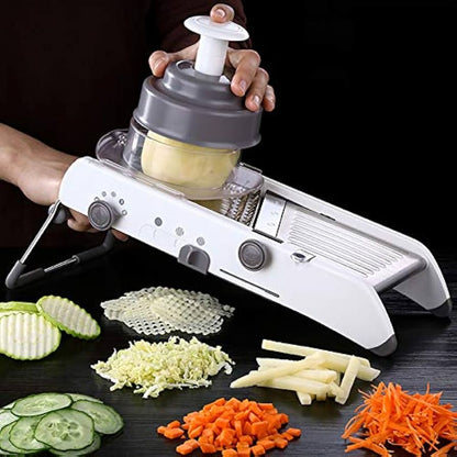 RYNX | Mandoline Vegetable Slicer – Professional Grater With Adjustable 304 Stainless Steel Blades