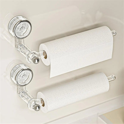 Rynx | Kitchen roll holder with vacuum suction cup – Drill-free & reusable