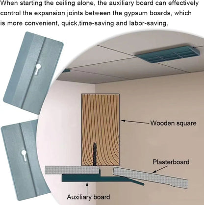 Rynx | Plastic ceiling panel mounting plates for easy one-person installation