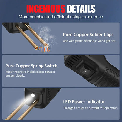 Rynx | Plastic Welding Machine – Rechargeable with 200 Clips