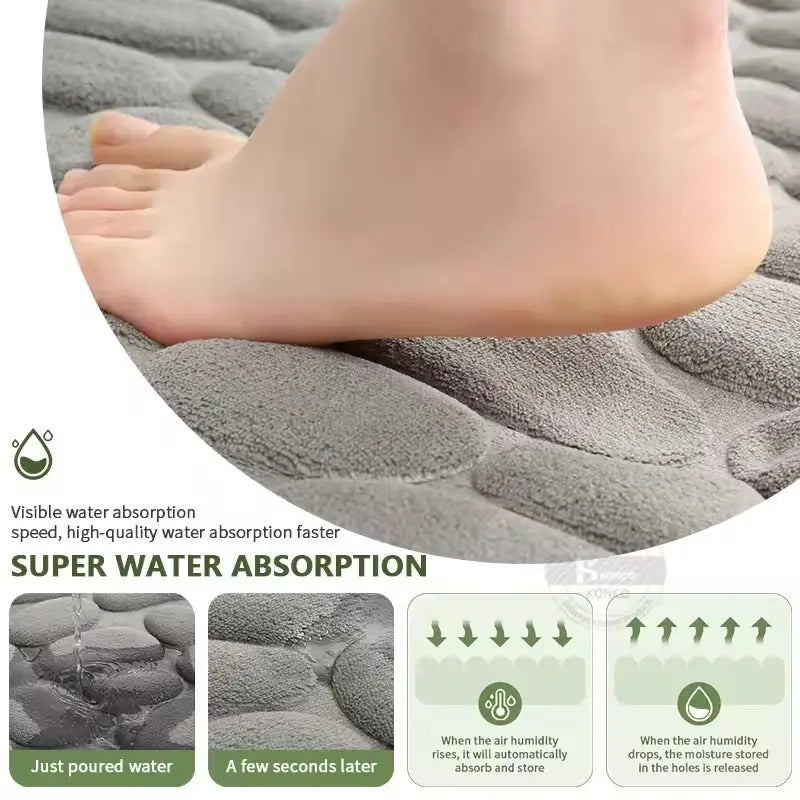 Rynx | Cozy soft bath mat – quick water absorption & non-slip