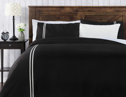 Rynx | Bordered Ribbon Duvet Cover Set