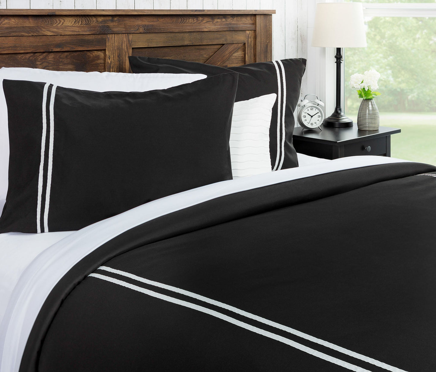 Rynx | Bordered Ribbon Duvet Cover Set