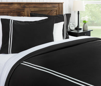 Rynx | Bordered Ribbon Duvet Cover Set