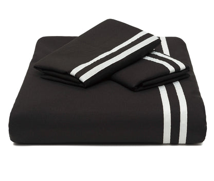 Rynx | Bordered Ribbon Duvet Cover Set