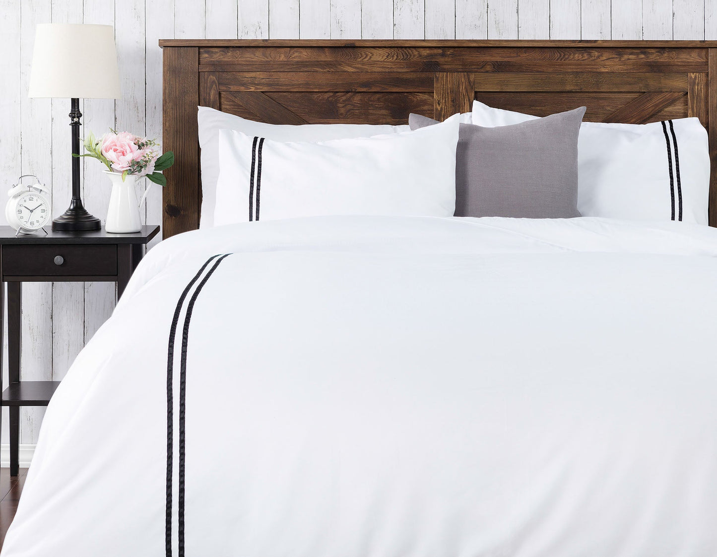 Rynx | Bordered Ribbon Duvet Cover Set