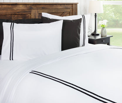 Rynx | Bordered Ribbon Duvet Cover Set