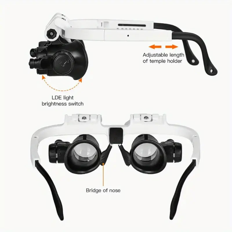 Rynx | LED magnifying glass – Hands-free precision with adjustable zoom