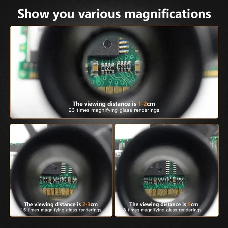 Rynx | LED magnifying glass – Hands-free precision with adjustable zoom