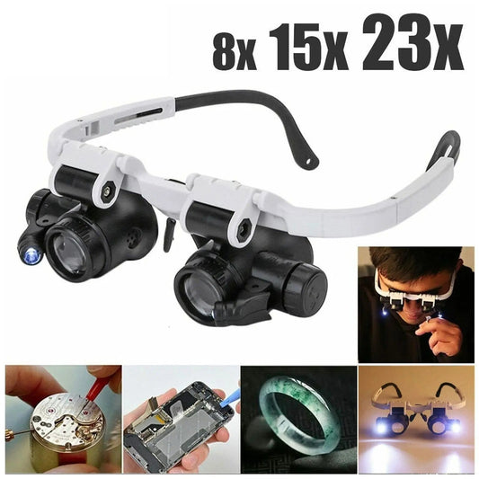 Rynx | LED magnifying glass – Hands-free precision with adjustable zoom