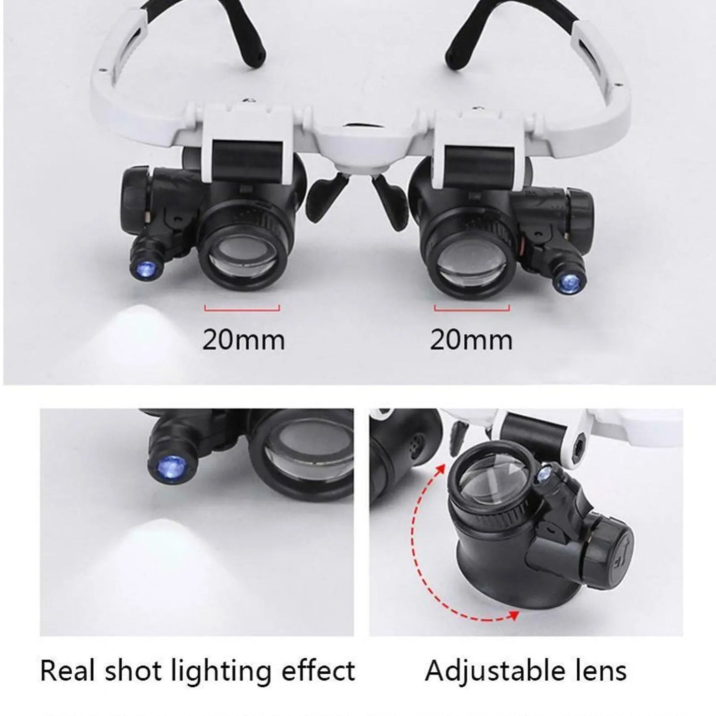 Rynx | LED magnifying glass – Hands-free precision with adjustable zoom