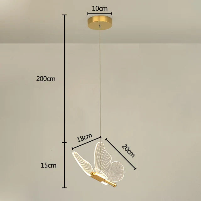 Rynx | LED Butterfly Pendant Lights - ButterLuxe
