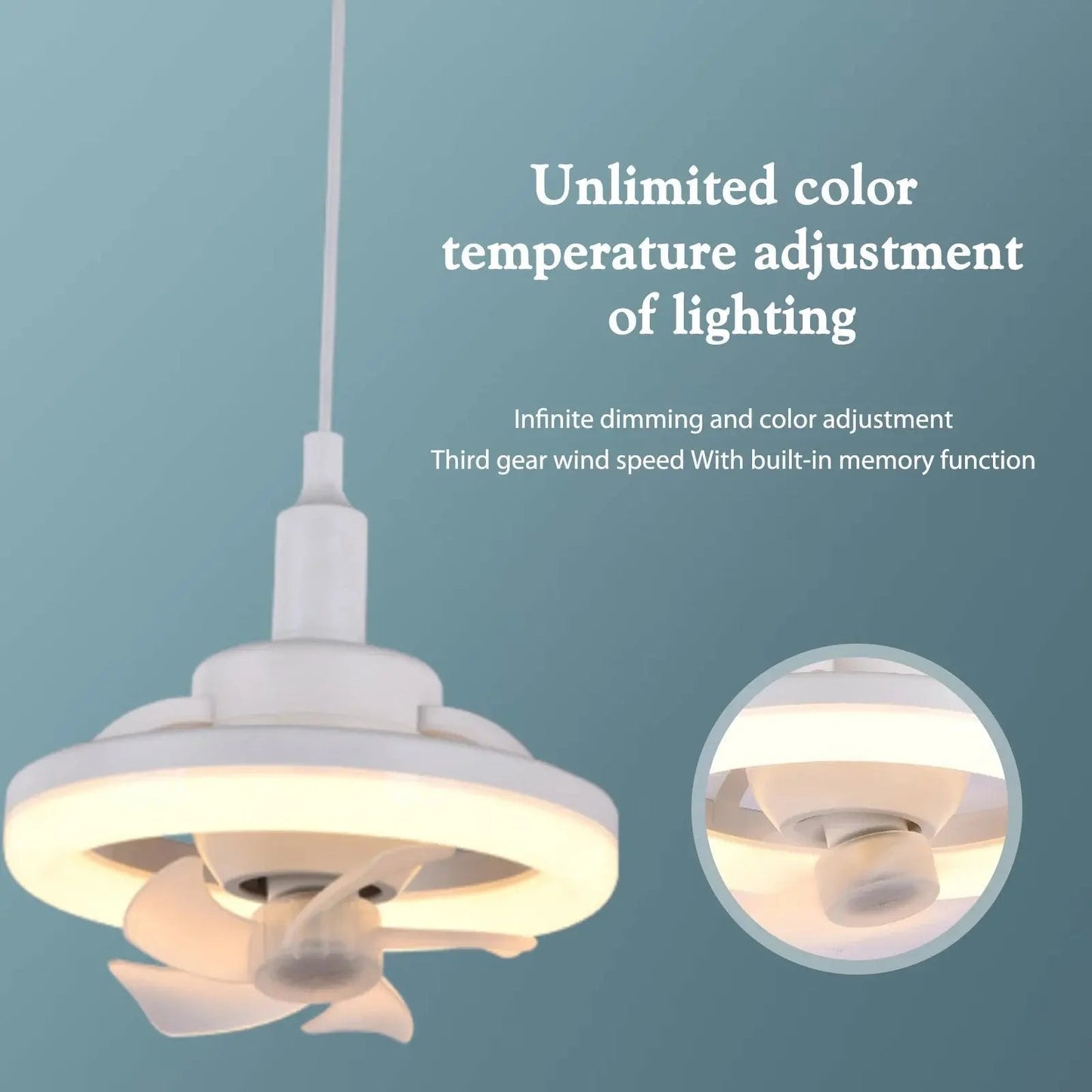 Rynx | LED ceiling fan with remote control – Quiet & Stylish Cooling