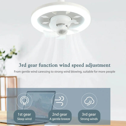 Rynx | LED ceiling fan with remote control – Quiet & Stylish Cooling