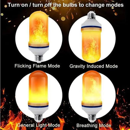 Rynx | LED Flame Light Bulb — Realistic Flame Light with Warm Ambiance
