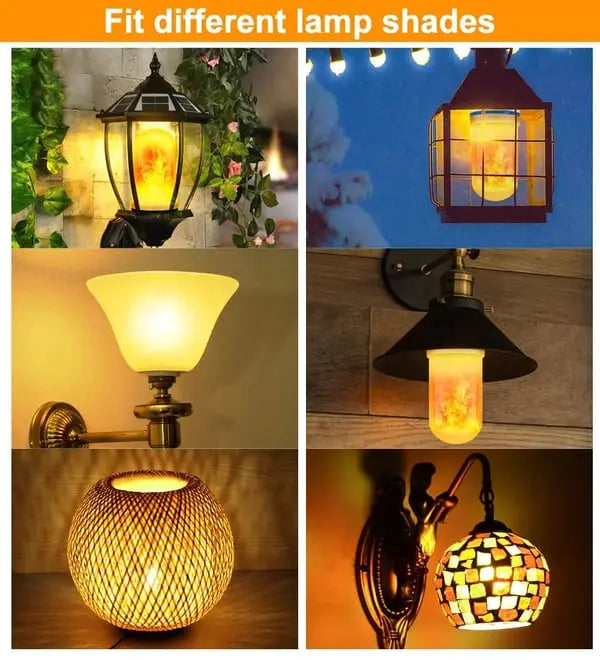 Rynx | LED Flame Light Bulb — Realistic Flame Light with Warm Ambiance