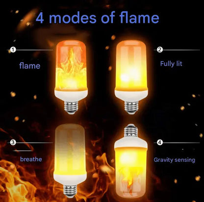 Rynx | LED flame light with gravitational effect – Realistic fire glow