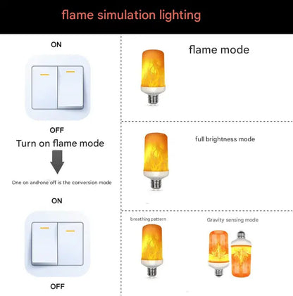 Rynx | LED flame light with gravitational effect – Realistic fire glow