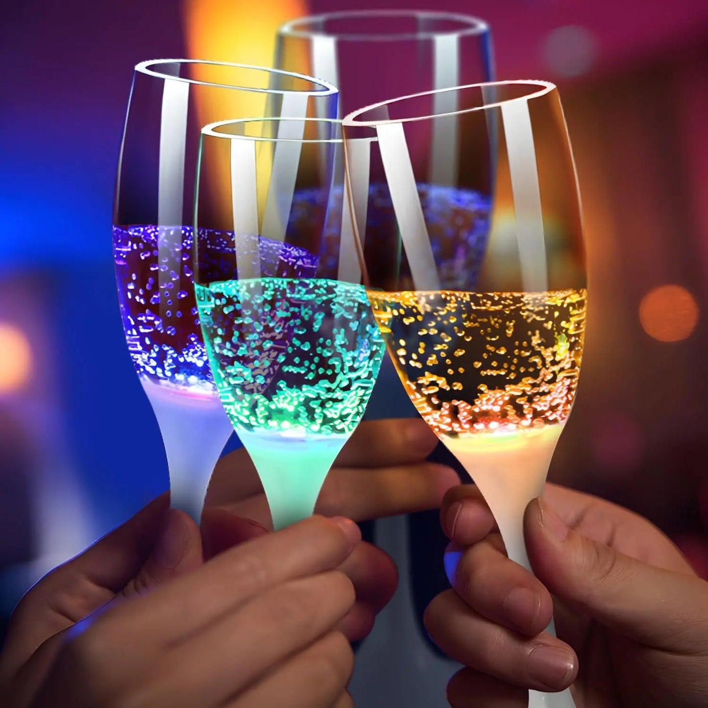 Rynx | LED Party-Illuminated Wine & Champagne Glasses