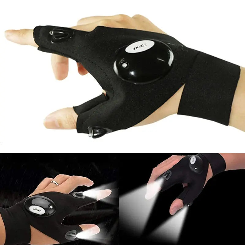 Rynx | LED flashlight gloves