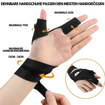 Rynx | LED flashlight gloves
