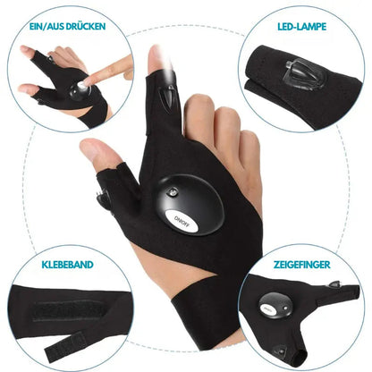 Rynx | LED flashlight gloves