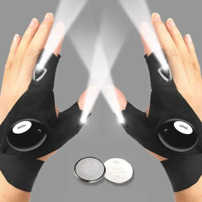 Rynx | LED Flashlight Gloves – Hands-Free Light for Any Task