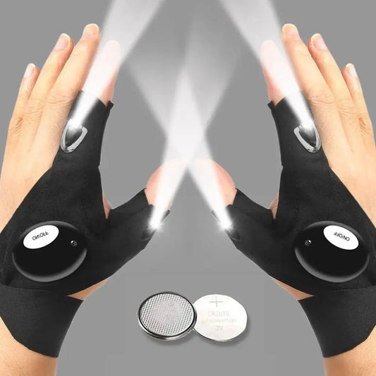Rynx | LED Flashlight Gloves – Hands-Free Light for Any Task