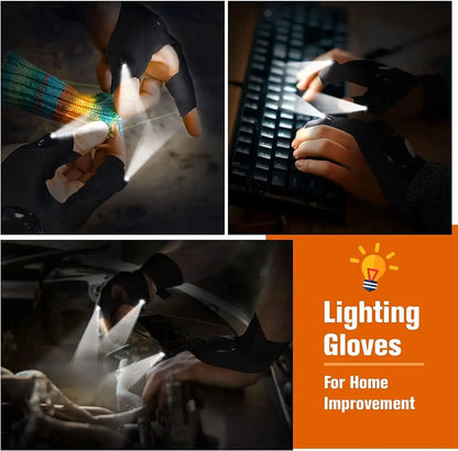 Rynx | LED Flashlight Gloves – Hands-Free Light for Any Task