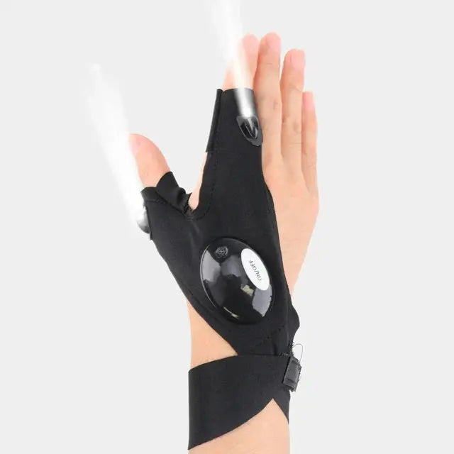 Rynx | LED Flashlight Gloves – Hands-Free Light for Any Task