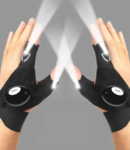 Rynx | LED Flashlight Gloves – Hands-Free Light for Any Task