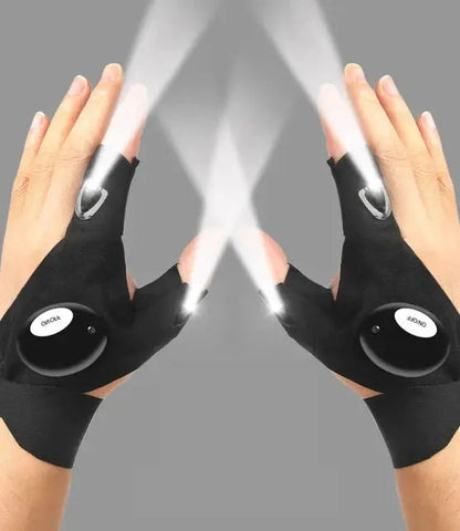 Rynx | LED Flashlight Gloves – Hands-Free Light for Any Task