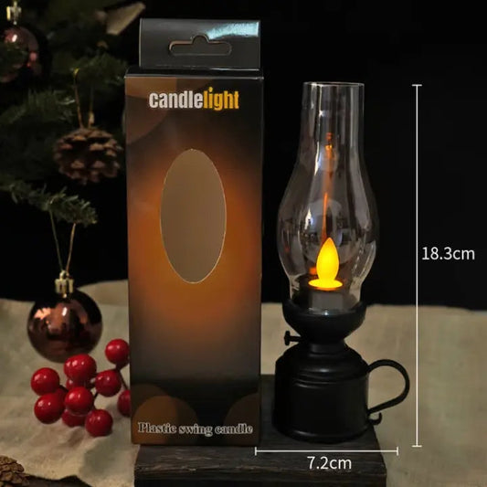 Rynx | LED Vintage Petroleum-Style Swing Candle Lamp