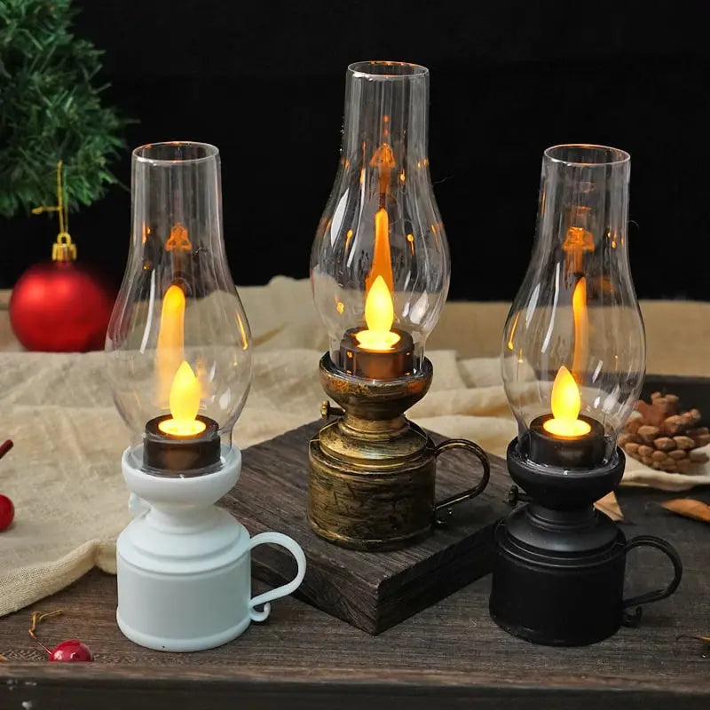 Rynx | LED Vintage Petroleum-Style Swing Candle Lamp