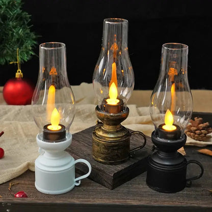Rynx | LED Vintage Petroleum-Style Swing Candle Lamp