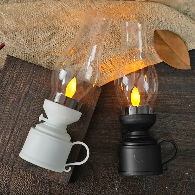 Rynx | LED Vintage Petroleum-Style Swing Candle Lamp