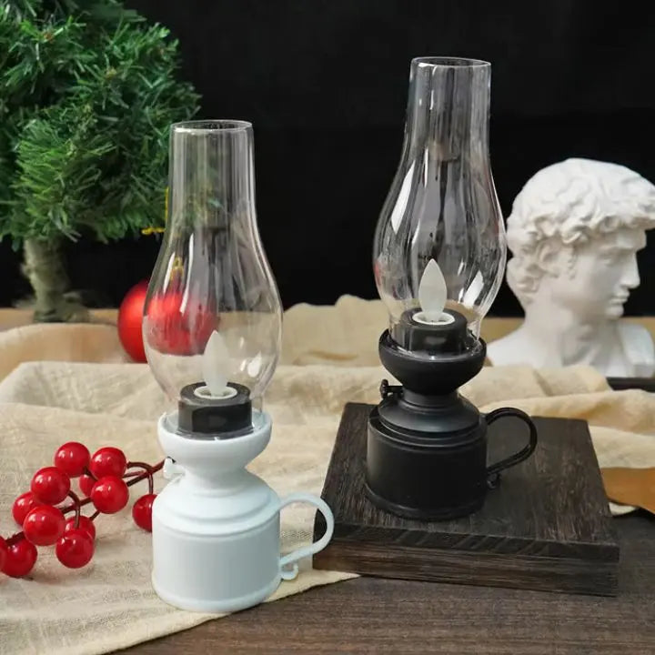 Rynx | LED Vintage Oil Lamp – Elegant Electronic Swing Candle