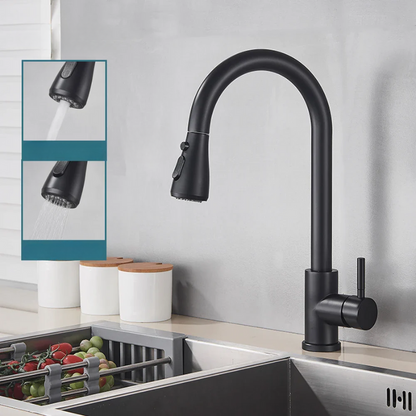 RYNX | Blackstream – Retractable Kitchen Faucet