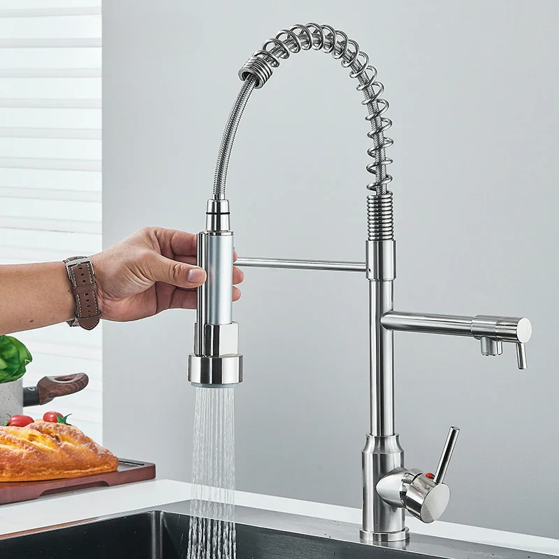 RYNX | Nickelflex – Kitchen Faucet With 360° Swivel Function